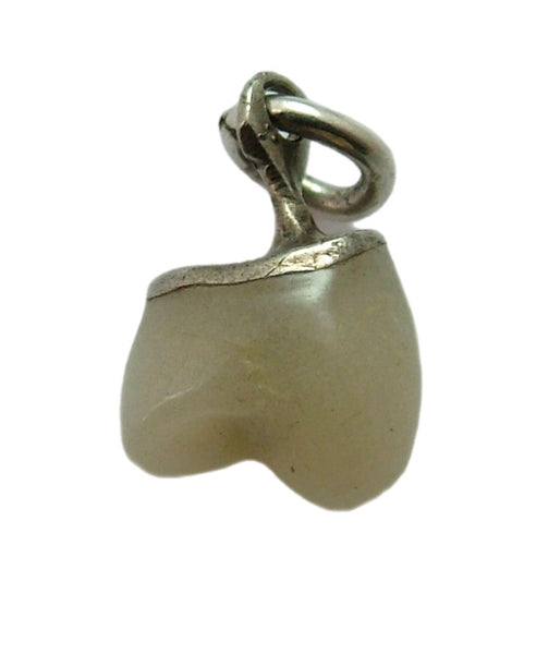 Small Vintage 1920's/30’s Silver Mounted Tooth Charm