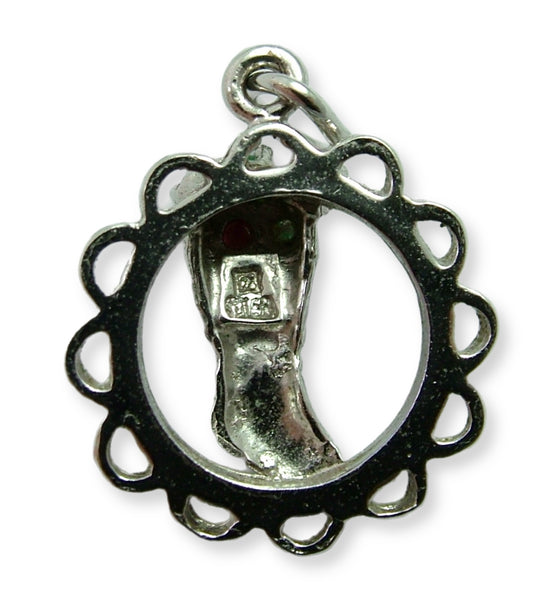 Vintage 1970's American Silver Christmas Stocking Charm Silver Charm - Sandy's Vintage Charms